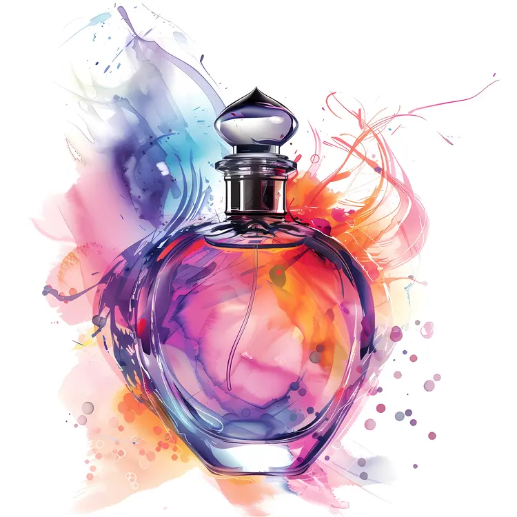 Artistic Colorful Perfume Bottle