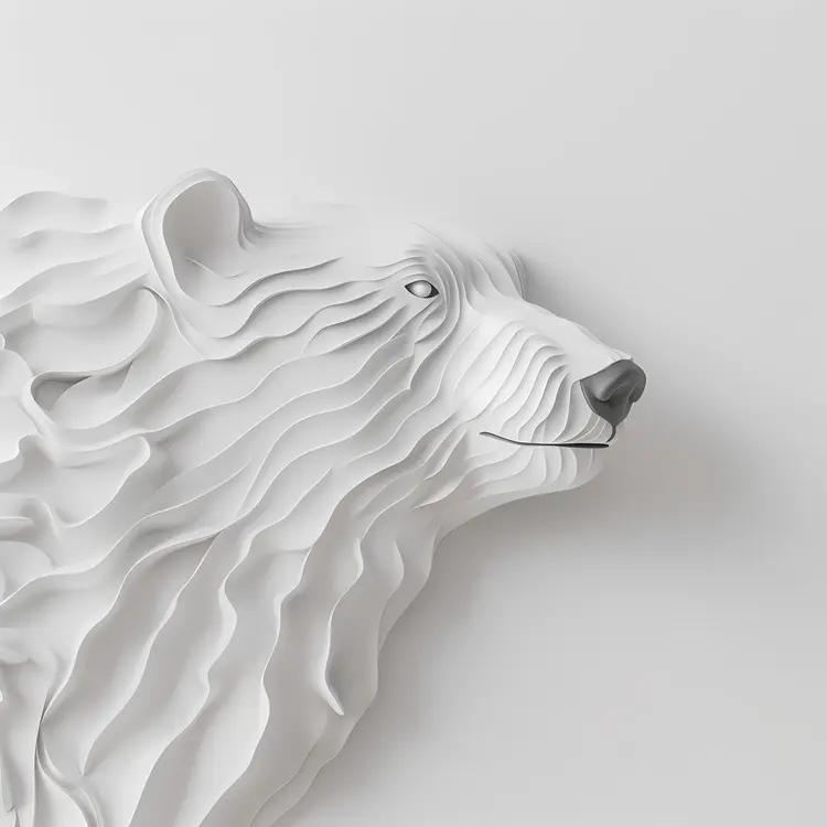 Paper Polar Bear