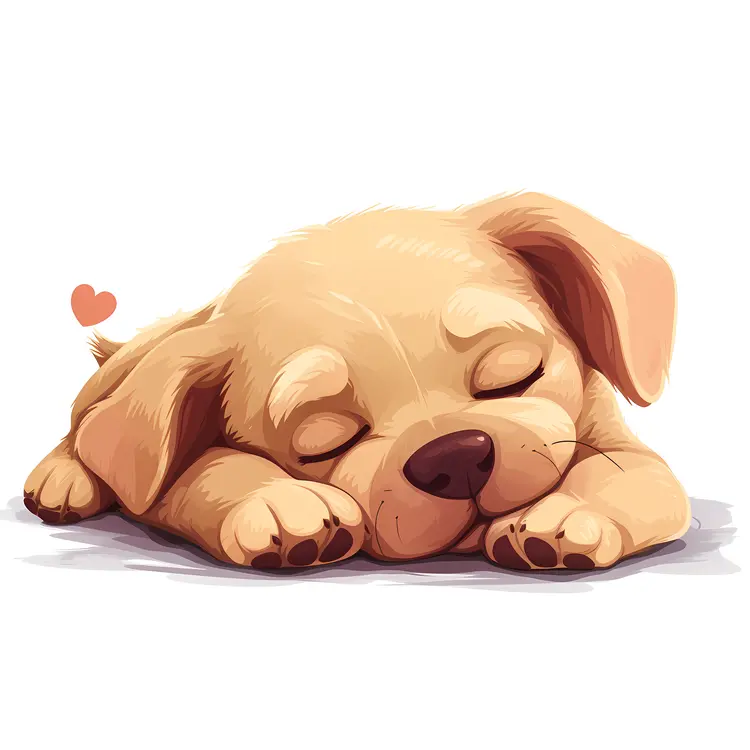 Cute Sleeping Puppy