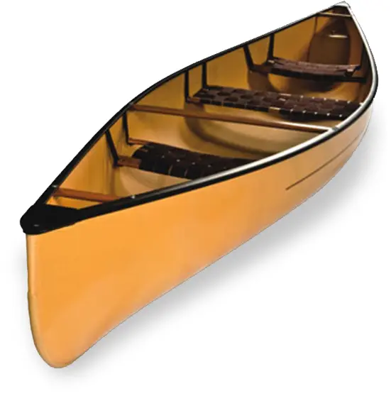 Yellow Canoe for Paddling and Adventure