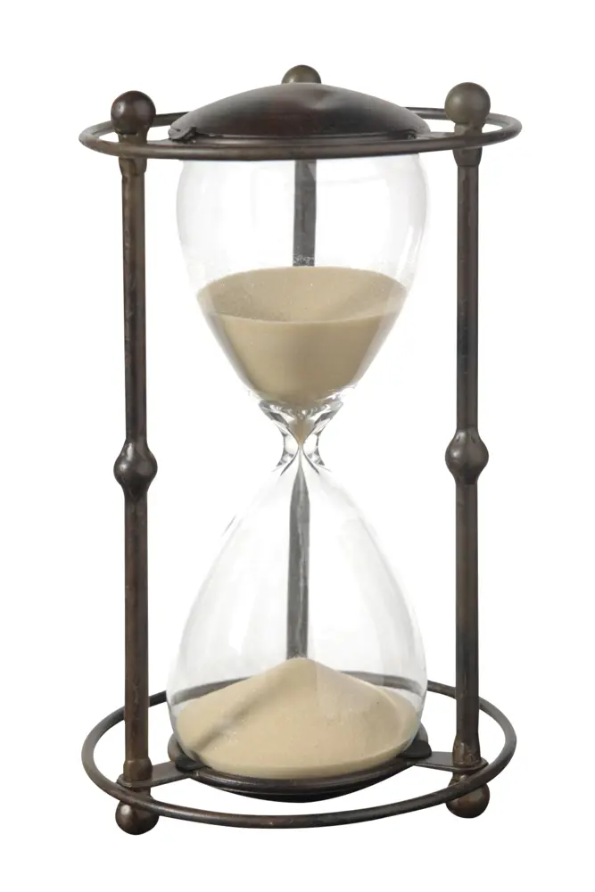 Antique Hourglass with Sand