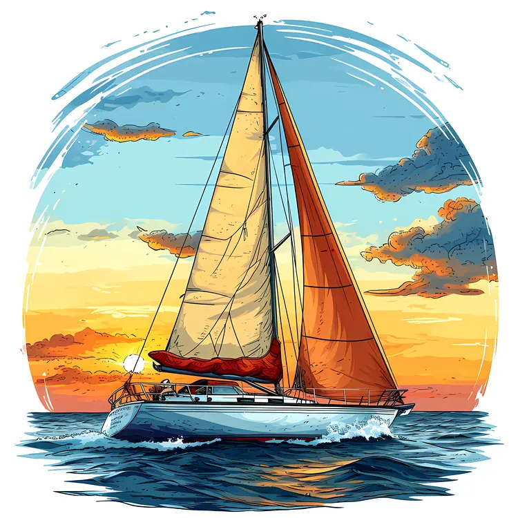 Sailboat at Sunset