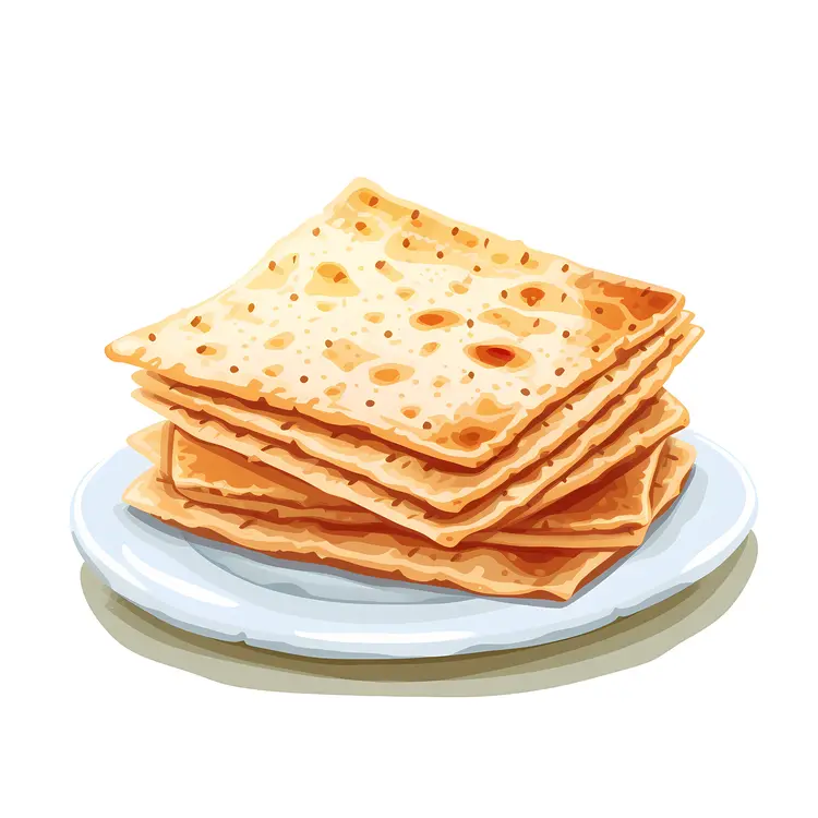 Crackers on a Plate
