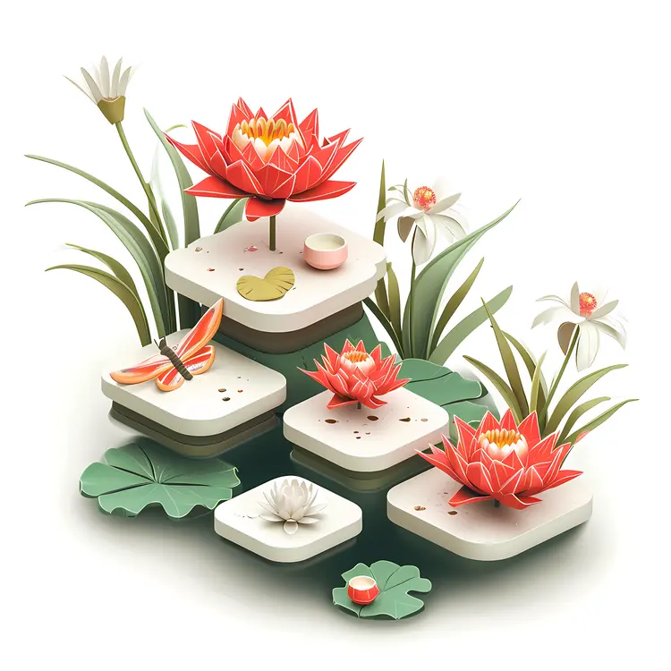 Lotus Flower Arrangement