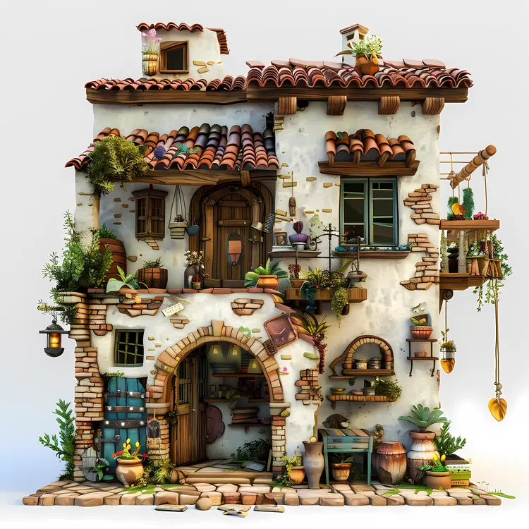 Small Cute Doodle House