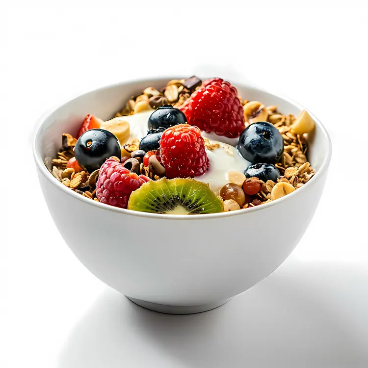 Healthy Fruit and Granola Bowl