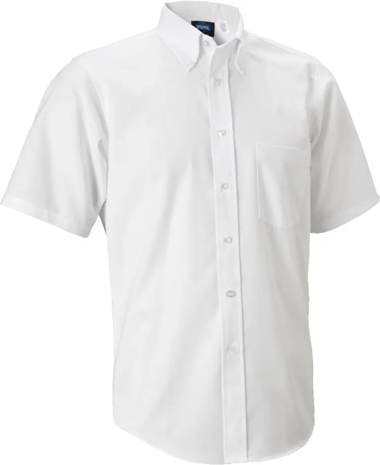 Casual White Short Sleeve Shirt