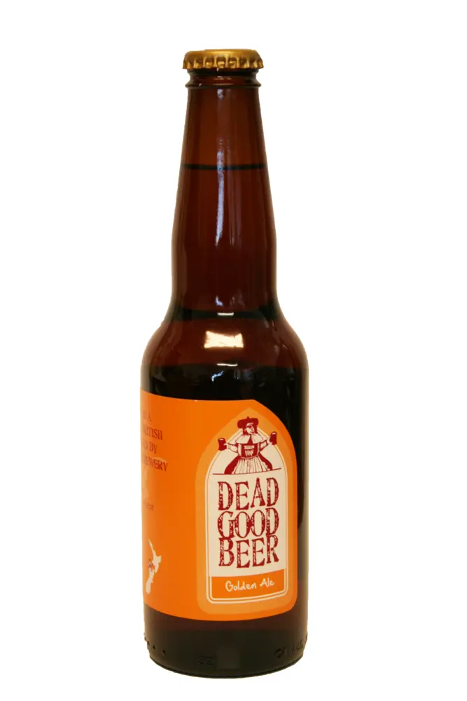 Labeled Beer Bottle