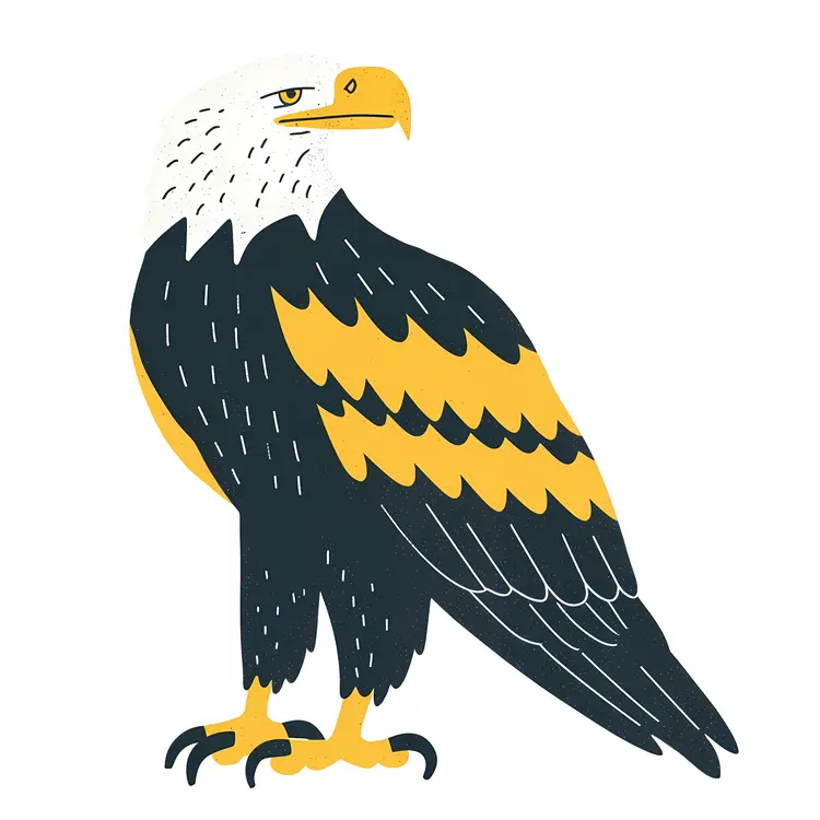 Regal Bald Eagle Drawing