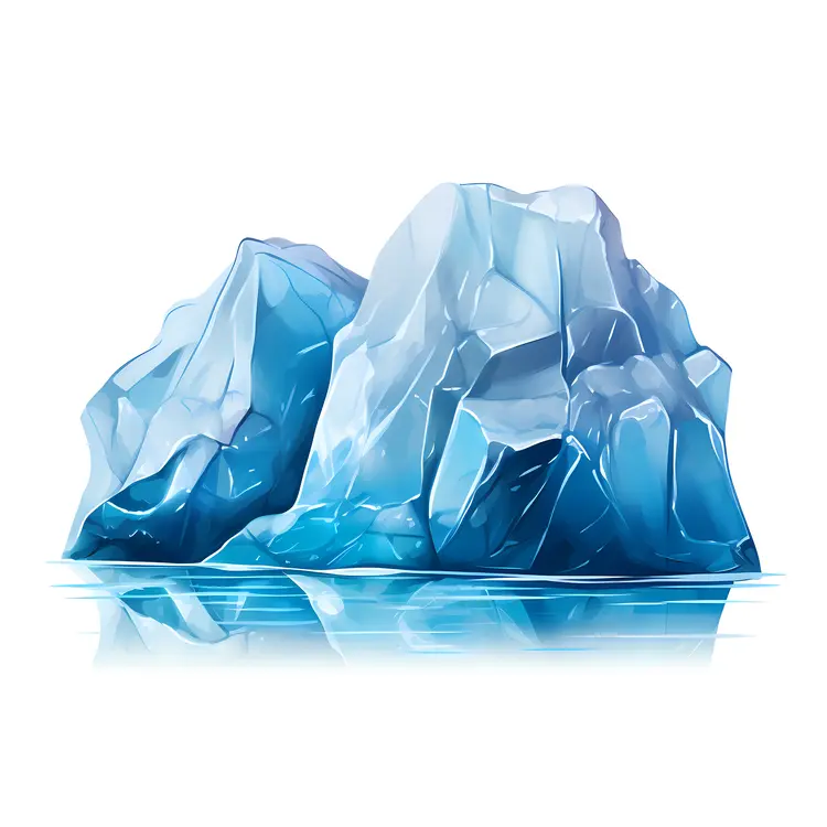 Iceberg in the Ocean