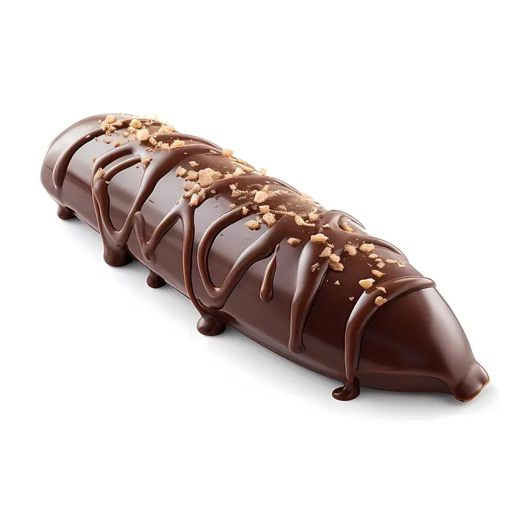 Drizzled Chocolate Bar with Nuts