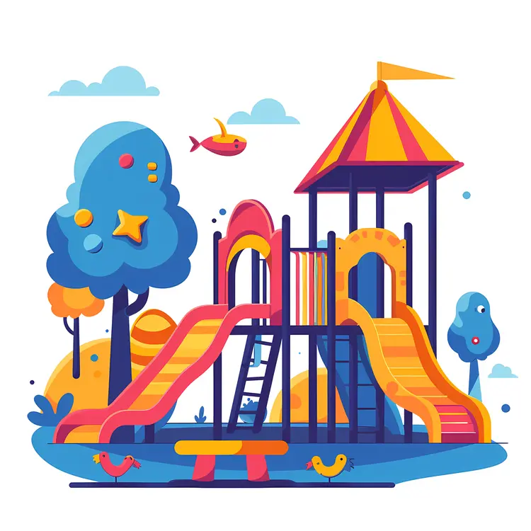 Bright and Fun Playground