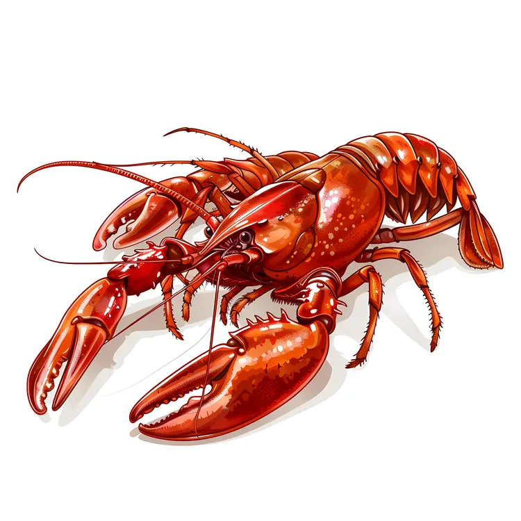 Realistic Lobster Illustration