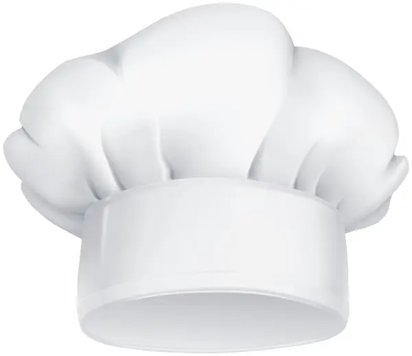 White Chef Hat for Professional Cooking