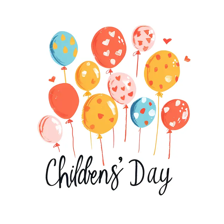 Colorful Balloons for Children's Day
