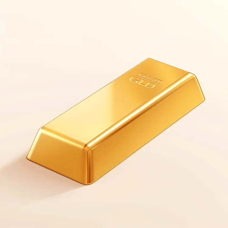 Gold Bar with Inscription