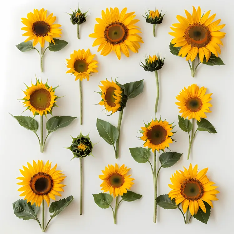 Collection of Beautiful Sunflowers