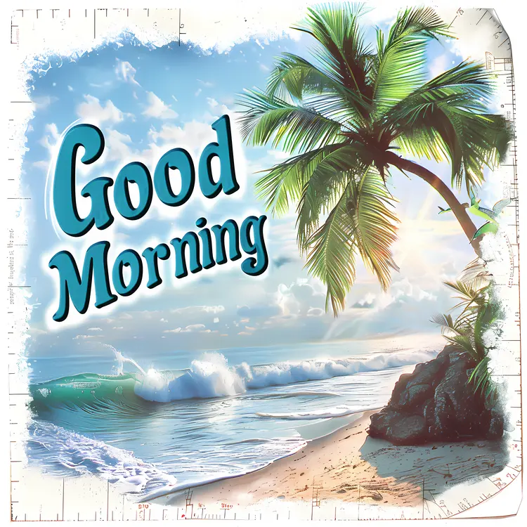 Good Morning Beach Scene