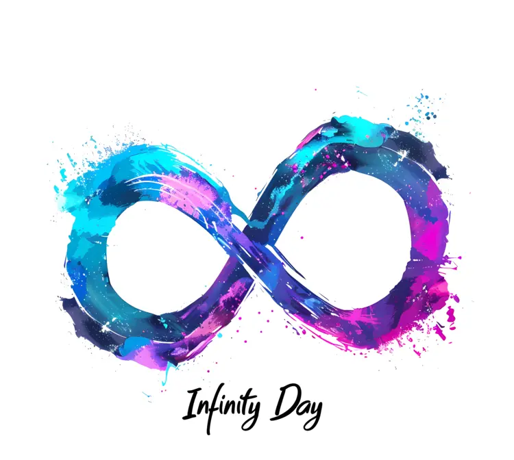 Colorful Infinity Symbol for Infinity Day