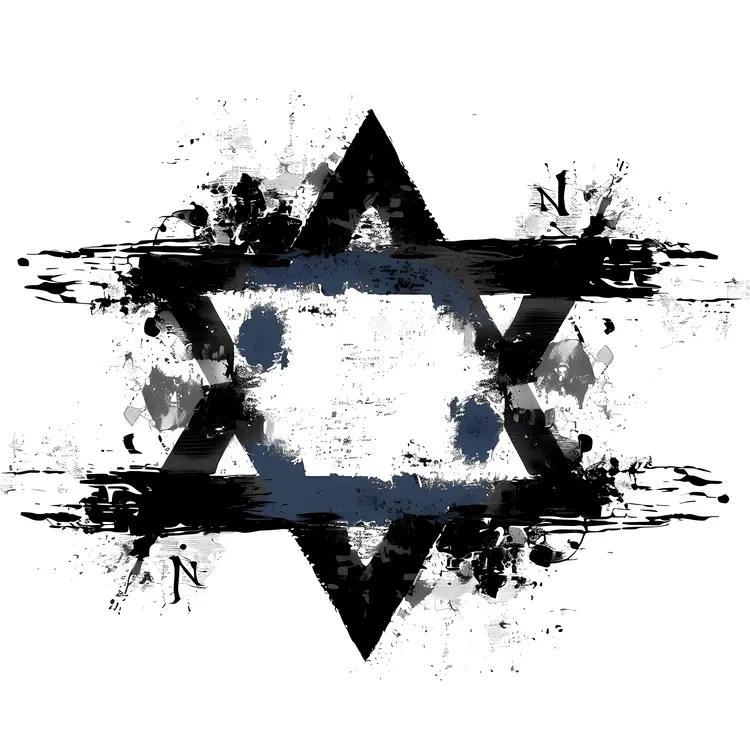 Star of David with Compass Points
