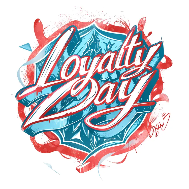Loyalty Day Celebration with Artistic Design
