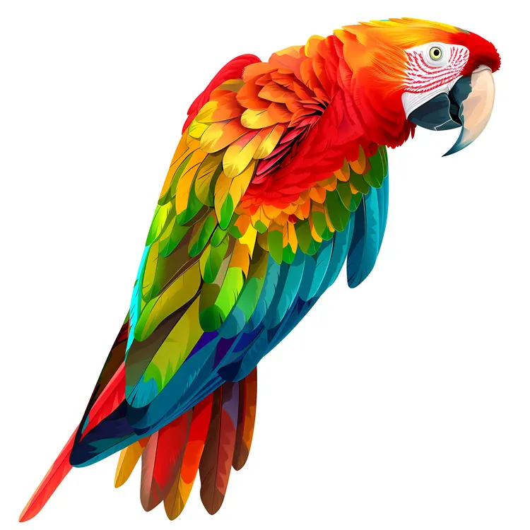 Detailed Parrot Illustration