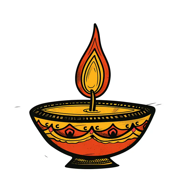 Traditional Diya Lamp