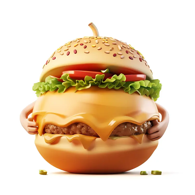 Cheeseburger Cartoon