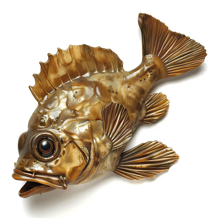 Golden Fish Sculpture