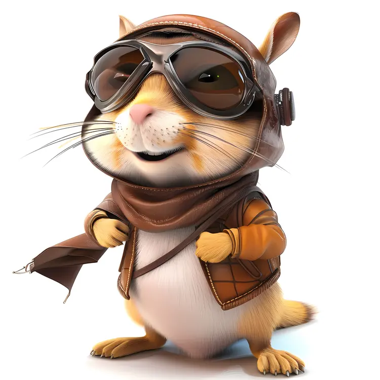Adventurous Pilot Mouse