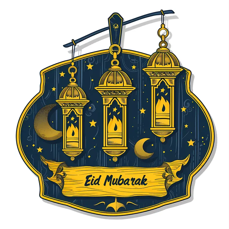 Eid Mubarak Lanterns