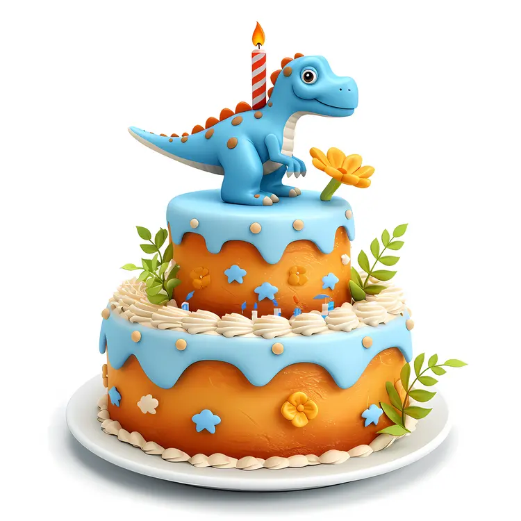 Dinosaur Birthday Cake