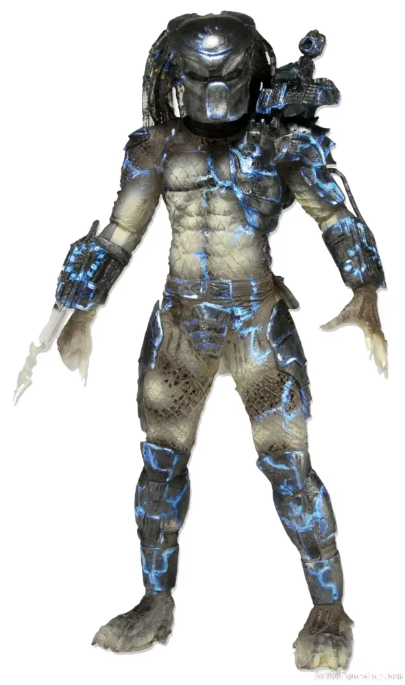 Predator Character with Blue Armor