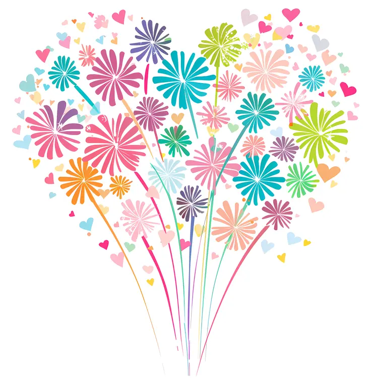Heart-shaped Flower Bouquet