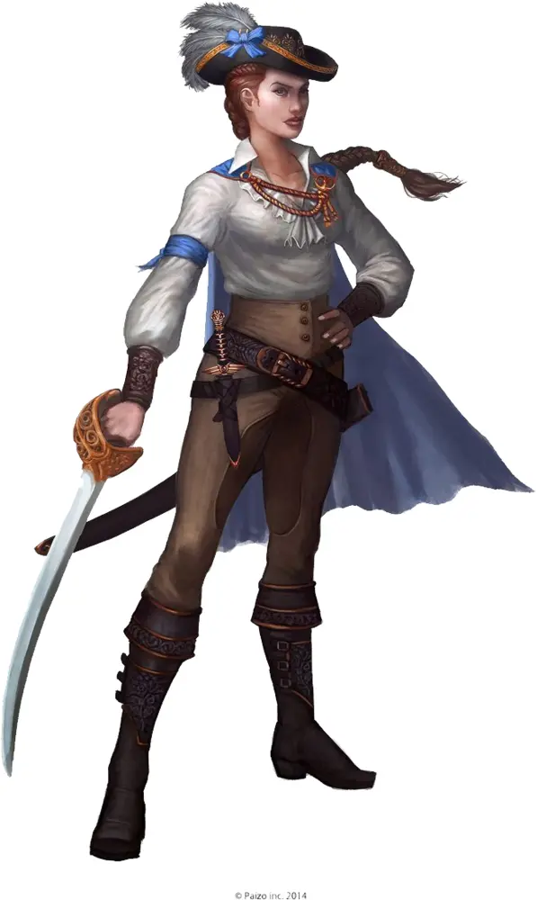 Female Pirate with Sword