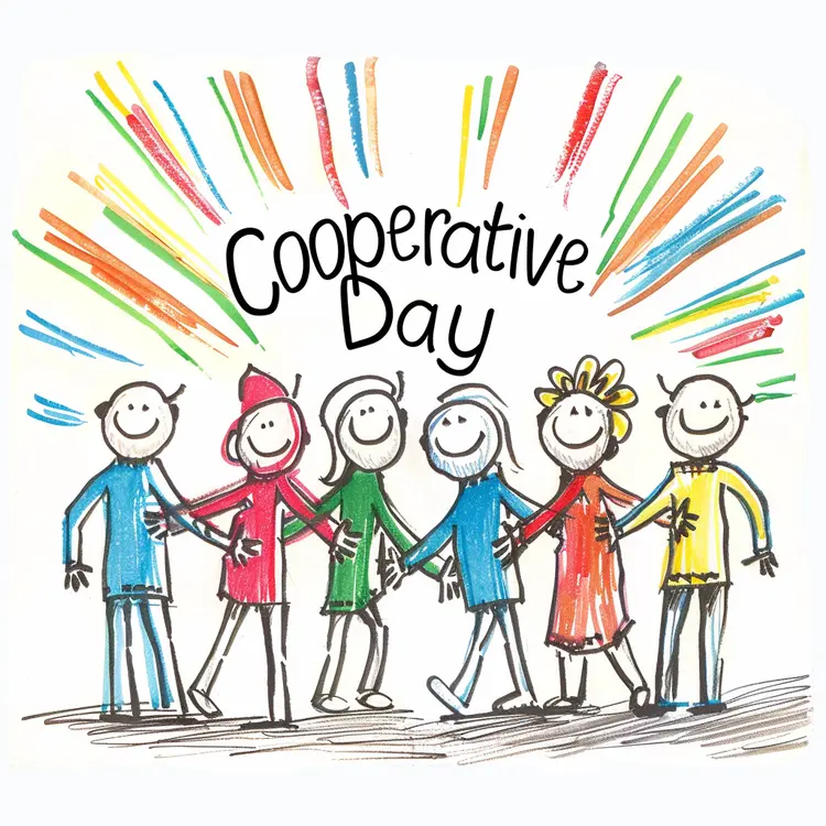 Cooperative Day Illustration