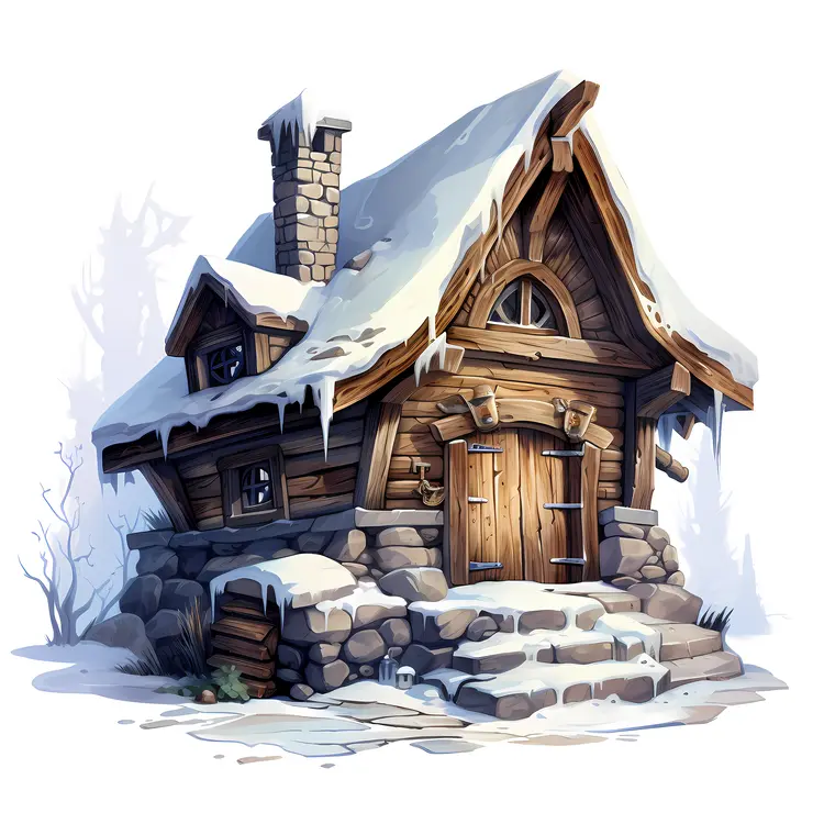 Small cute doodle house