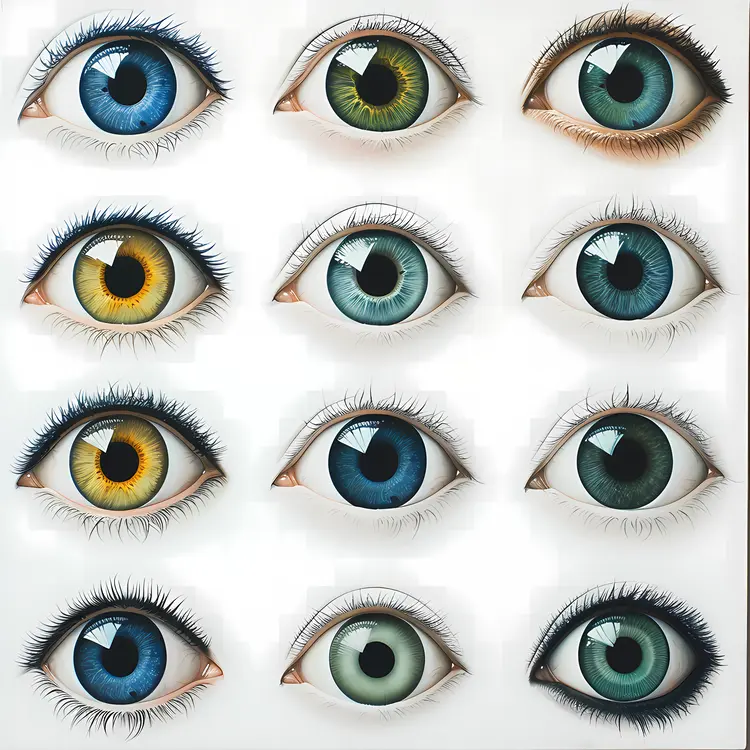 Realistic Detailed Eyes Art