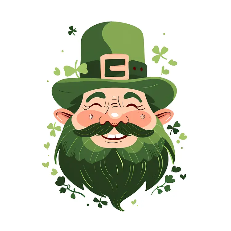 Happy Leprechaun Face