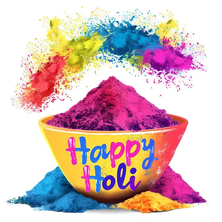 Colorful powders for Holi festival