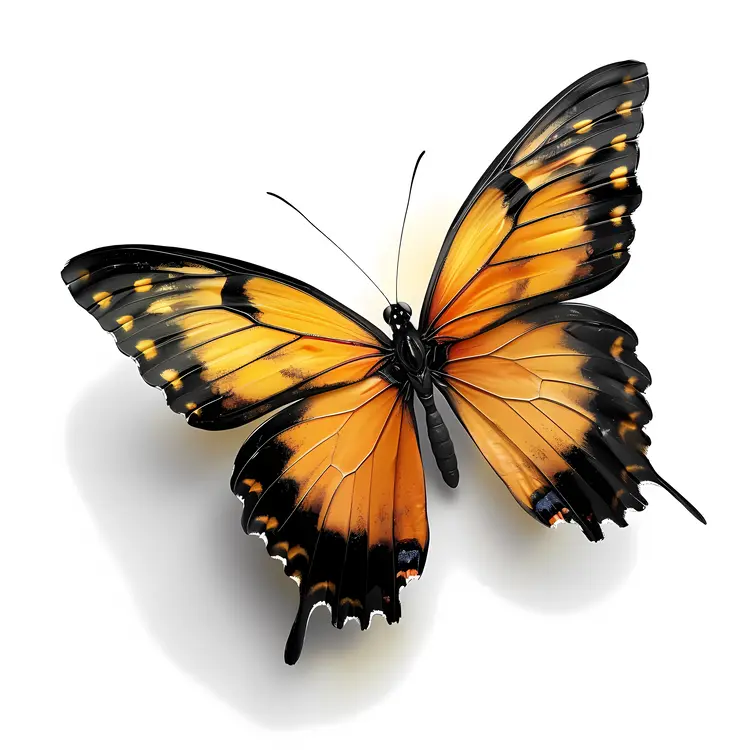 Beautiful Orange Butterfly