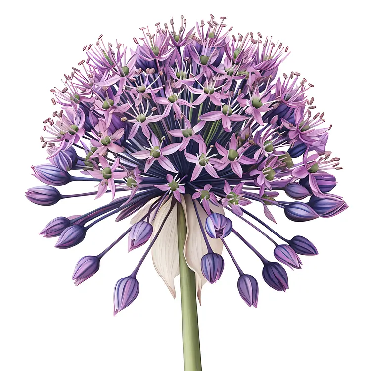 Purple Flower Blooming