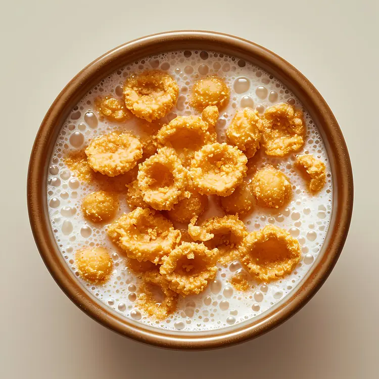 Crunchy Cereal in Milk