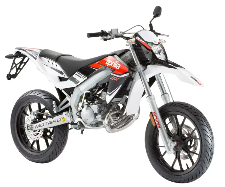 White Motorcycle for Adventure