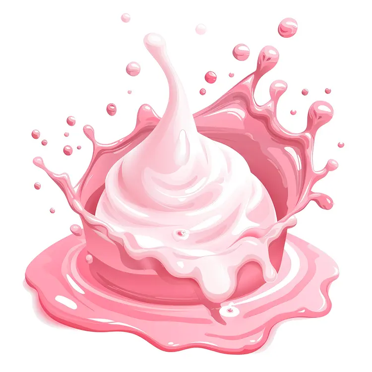Pink Cream Splash
