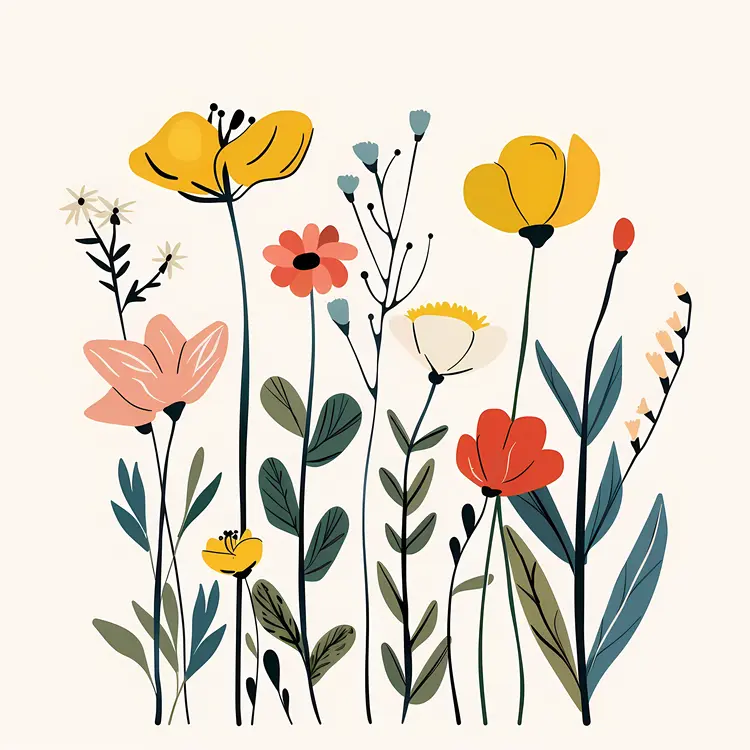Simple Minimalist Flowers