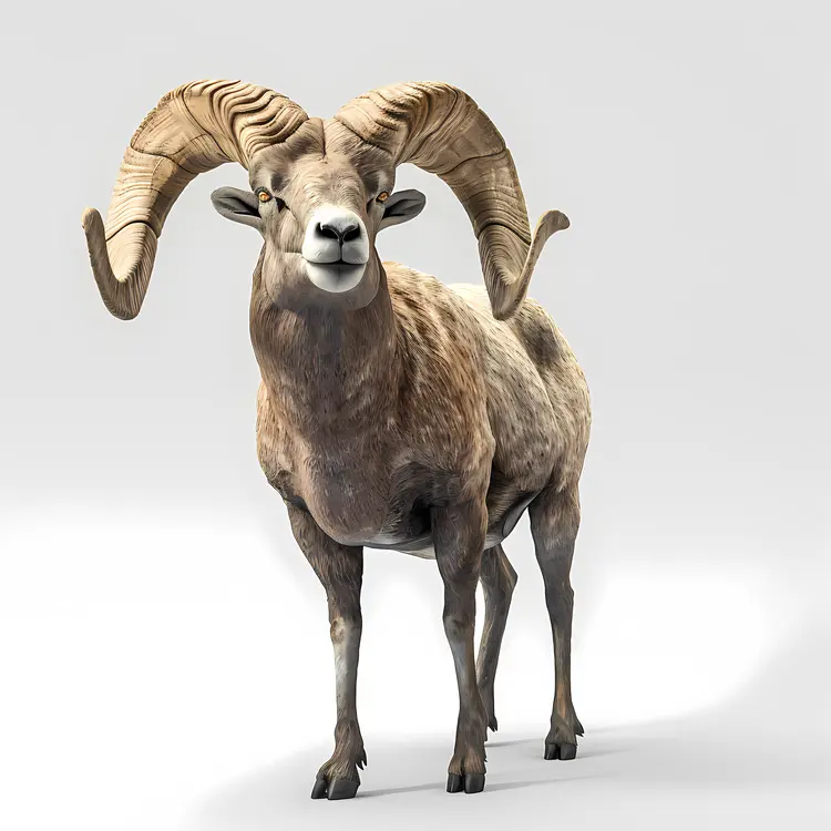 Bighorn Sheep in Natural Habitat