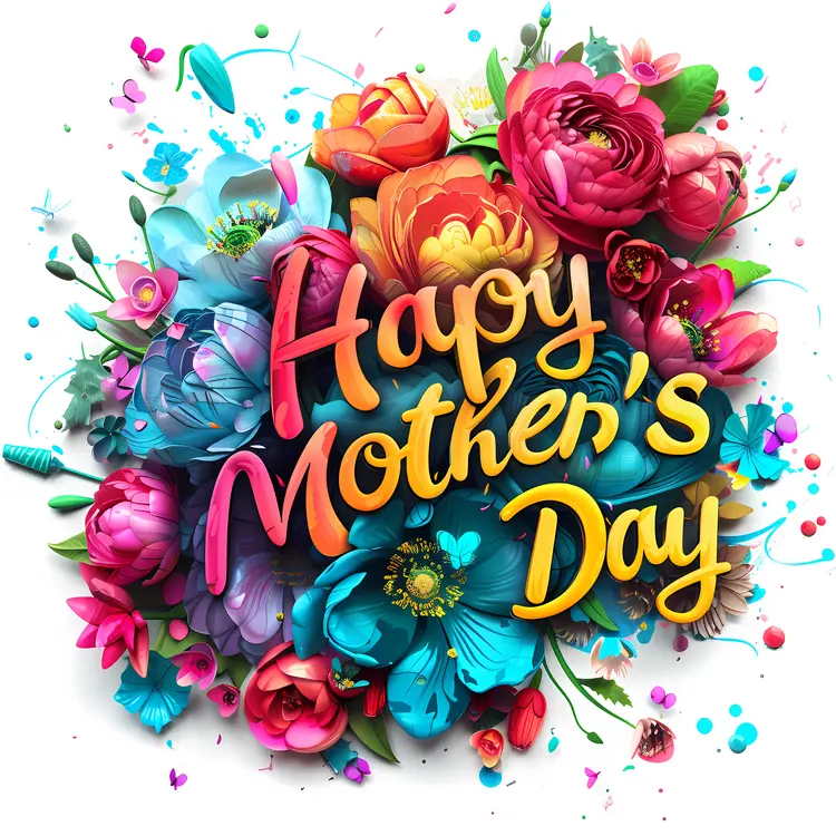 Happy Mother's Day Floral Greeting