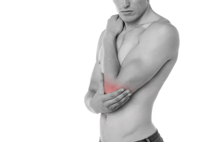 Man with Elbow Pain