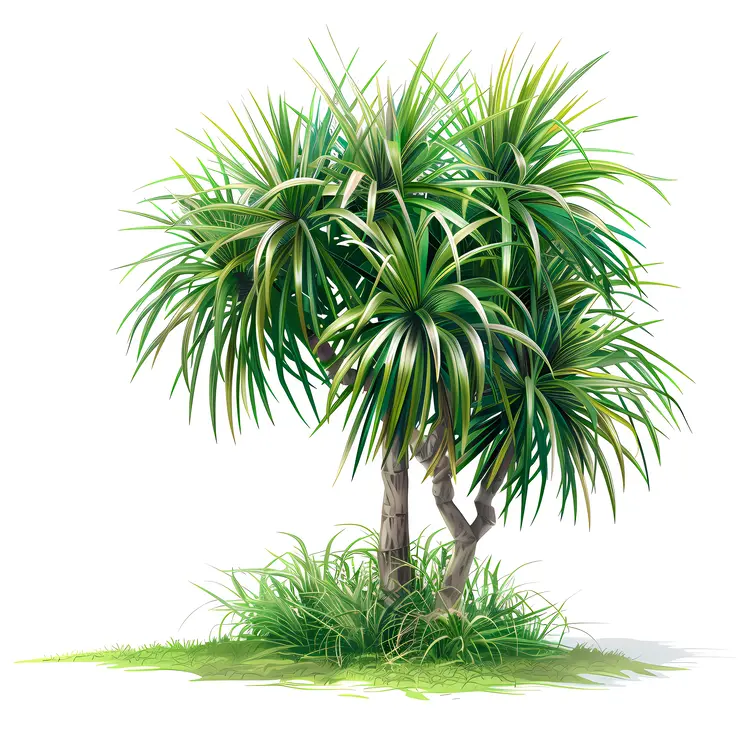 Lush Yucca Tree in a Natural Setting